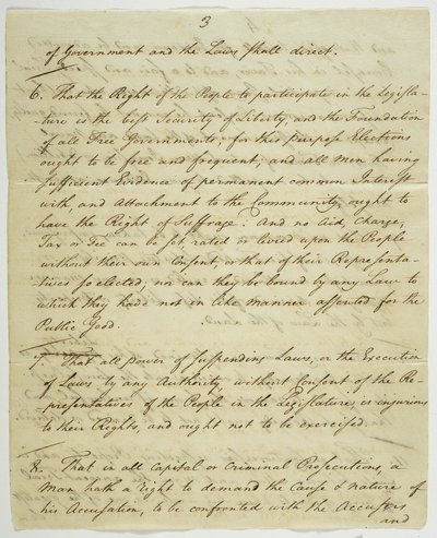 The Bill of Rights, copy signed at Federal Hall, 1789 by American School